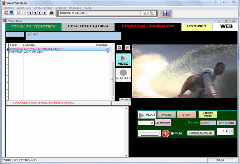 programa de videos
